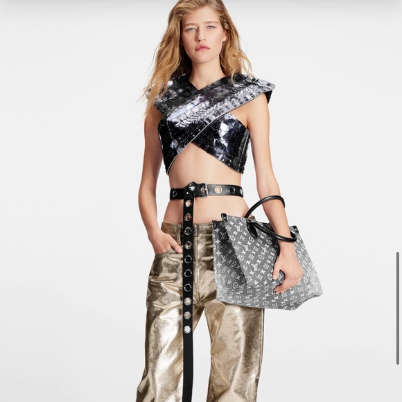 Sold ❌ New▪️Louis Vuitton Denim Onthego MM - Picture 14 of 15